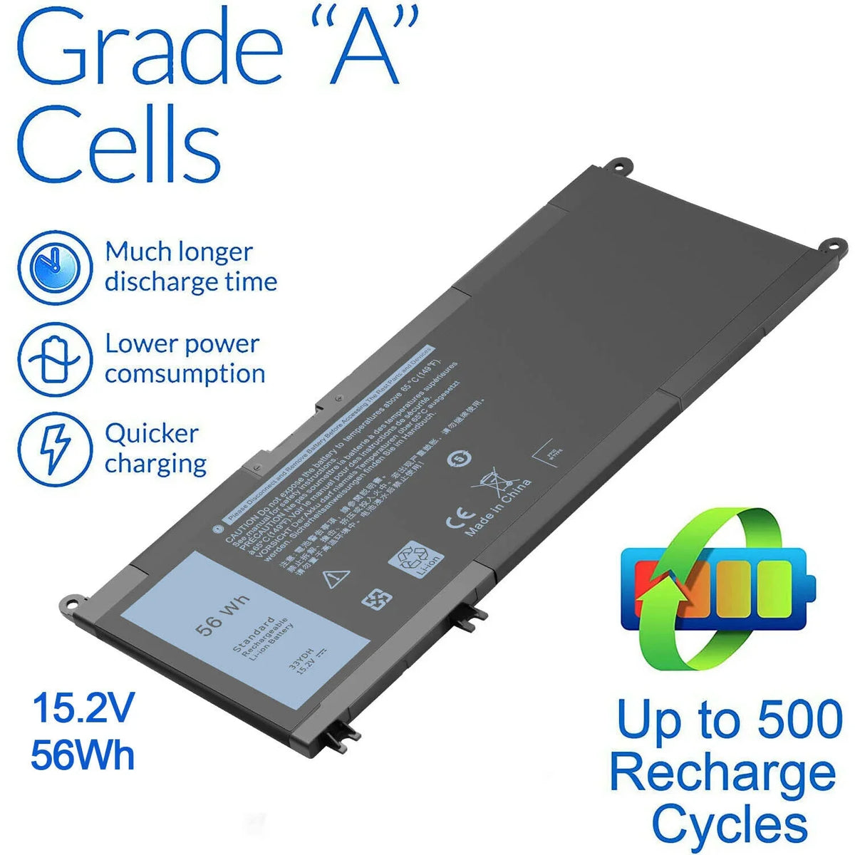 33YDH For 7779 7786 Inspiron 7580 7778 Vostro 17 7577 15 7570 15 Battery