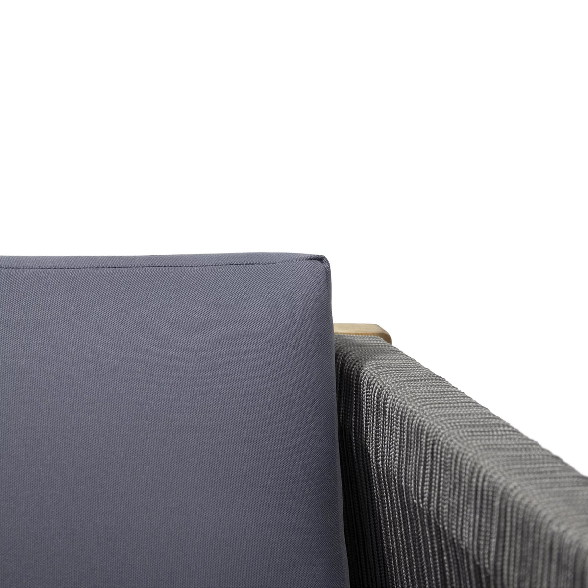 and with Acacia 4 Seater Gray exterior Cushions, and Wood Charlotte GDF Set Chat Teak Rope Studio
