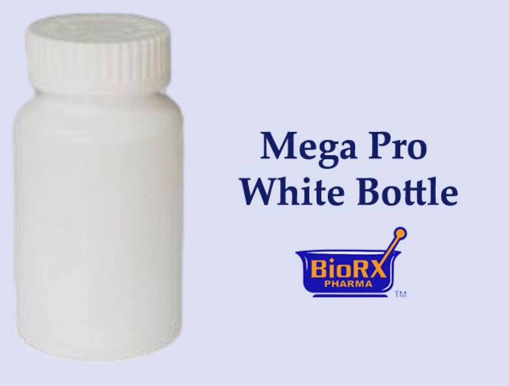 White (Pill Sponix Dram Caps BioRx of Pro by Mega Container) Child Bottle, Pharmacy Pharmacy Pack Pill Pharmacy Prescription Vials, 13 250 Bottle, Container, Resistant Included, Caps,