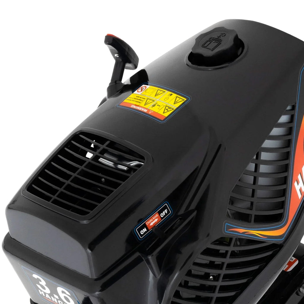 Boat Motor for Aquaculture Stroke 2 Engine Fishing Outboard WUZSTAR Motor,Trolling Boat Adventure 3.6HP exterior