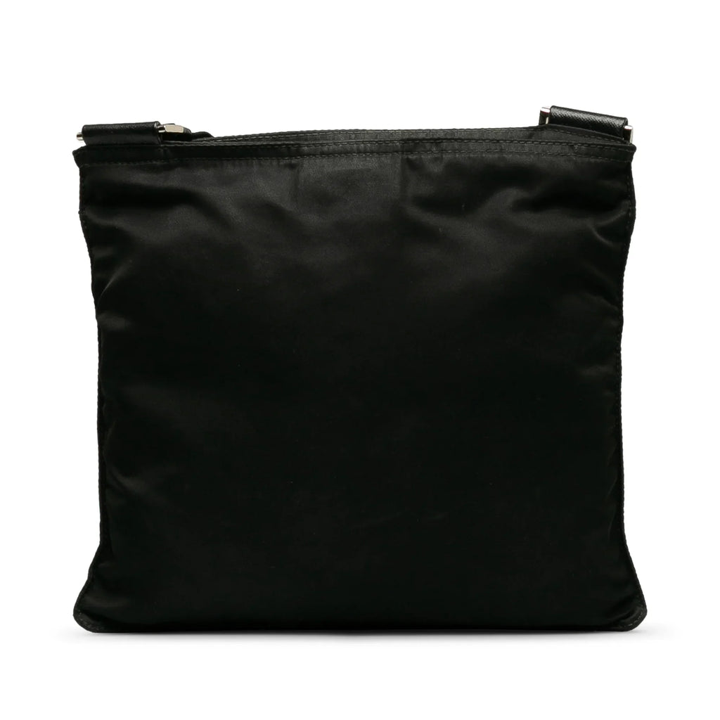 Authenticated Black Pre-Owned Nylon Tessuto Prada Crossbody Fabric Unisex (Good) Bag Crossbody