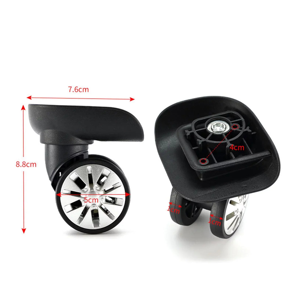 Luggage Wheels for Wheels Caster Case Suitcase Replacement 4Pcs Bag Trolley