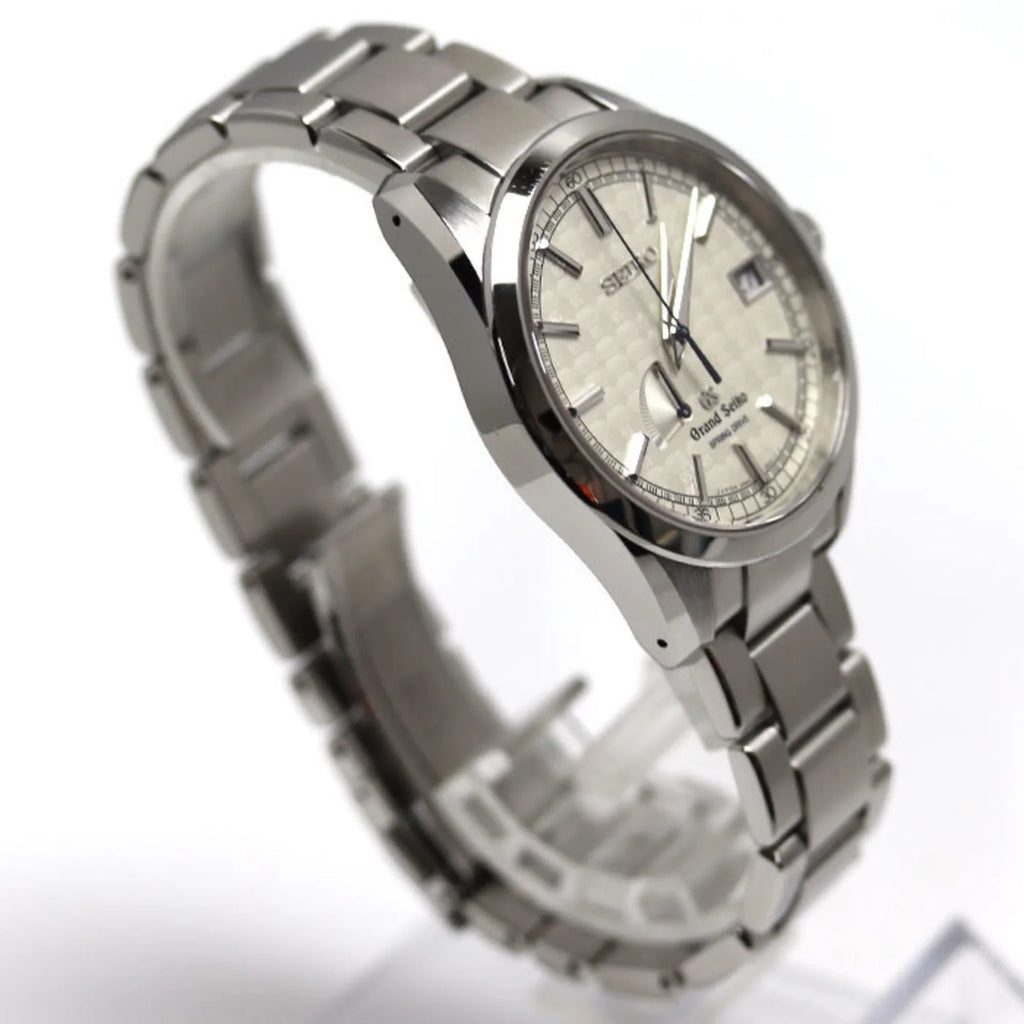 Edition 10th to Drive Seiko SBGA111/9R65-0BP0 Pre-Owned worldwide Men's Spring (Good) 1,500 Grand pieces Watch Automatic Anniversary Limited
