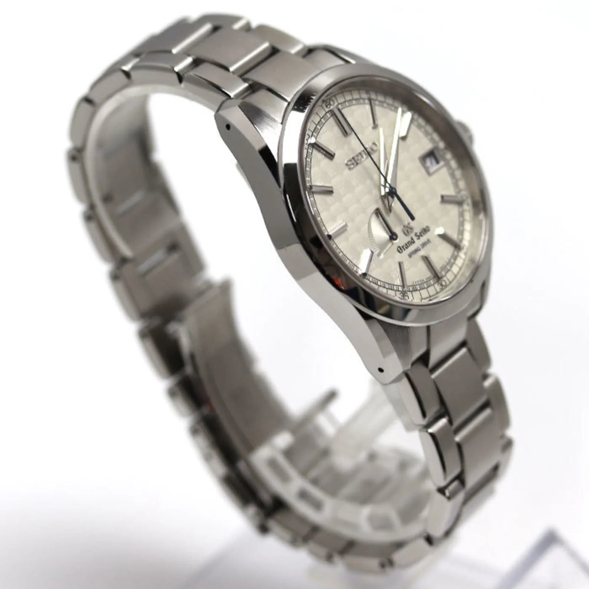 Edition 10th to Drive Seiko SBGA111/9R65-0BP0 Pre-Owned worldwide Men's Spring (Good) 1,500 Grand pieces Watch Automatic Anniversary Limited