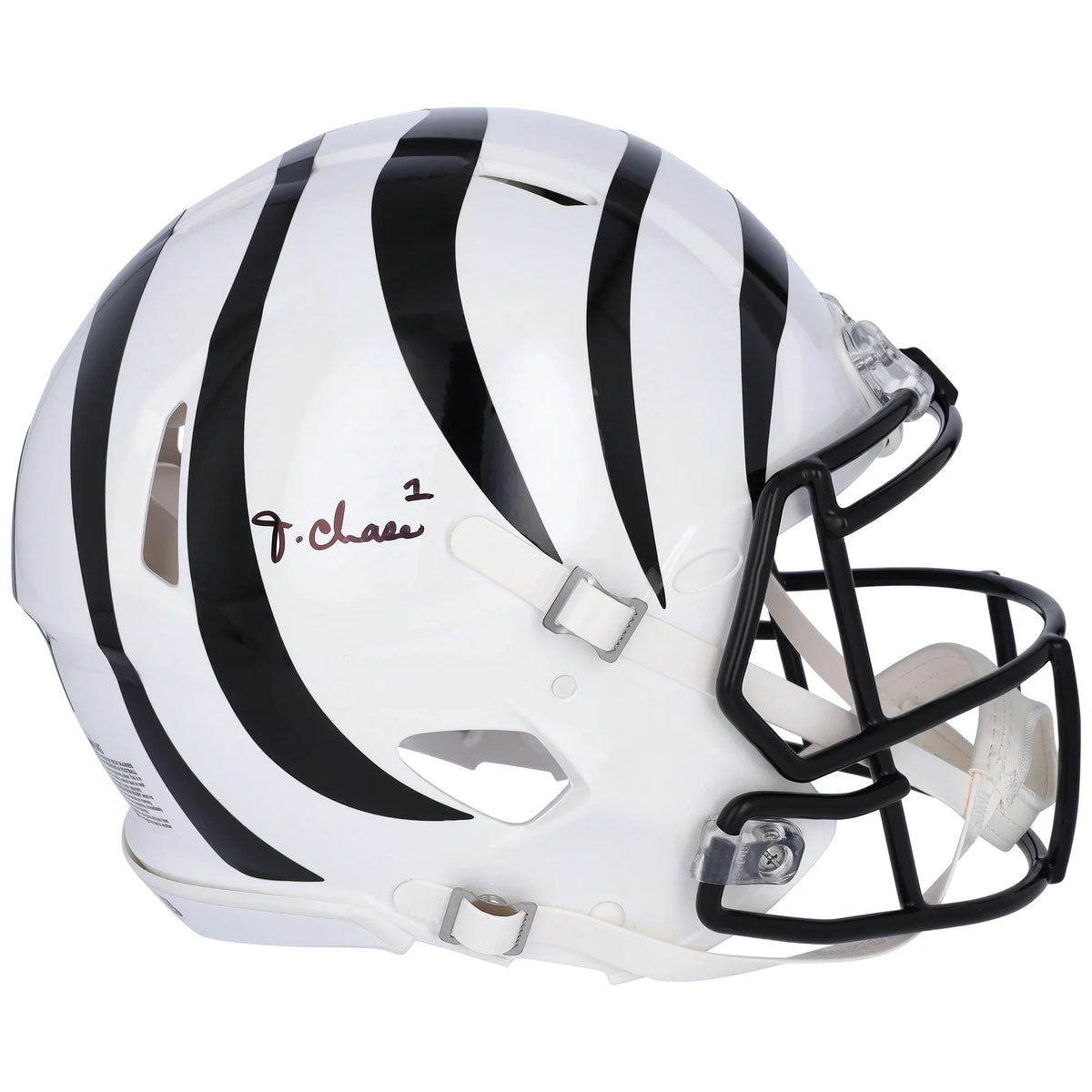 Riddell Alternate Helmet Field On Bengals Speed Autographed Chase Cincinnati Authentic 2022 Ja'Marr
