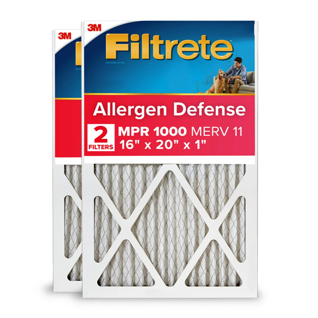Filtrete 1000 Filters Filter, MPR Defense, Air MERV 16x20x1 Allergen 11, 2