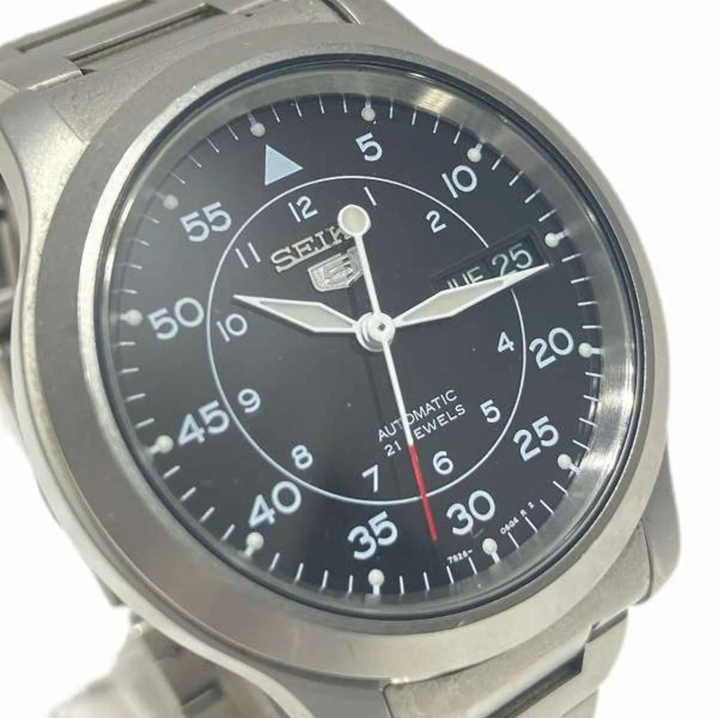 Automatic 21 Seiko Men's (Good) JEWELS 7S26-02J0 Pre-Owned Seiko5 Watch