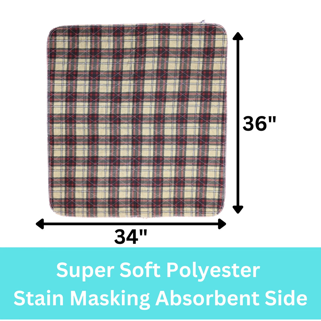 Protection Incontinence Washable Absorbent x Urinary 34 - Bed Underpad Pack Pad 36 4