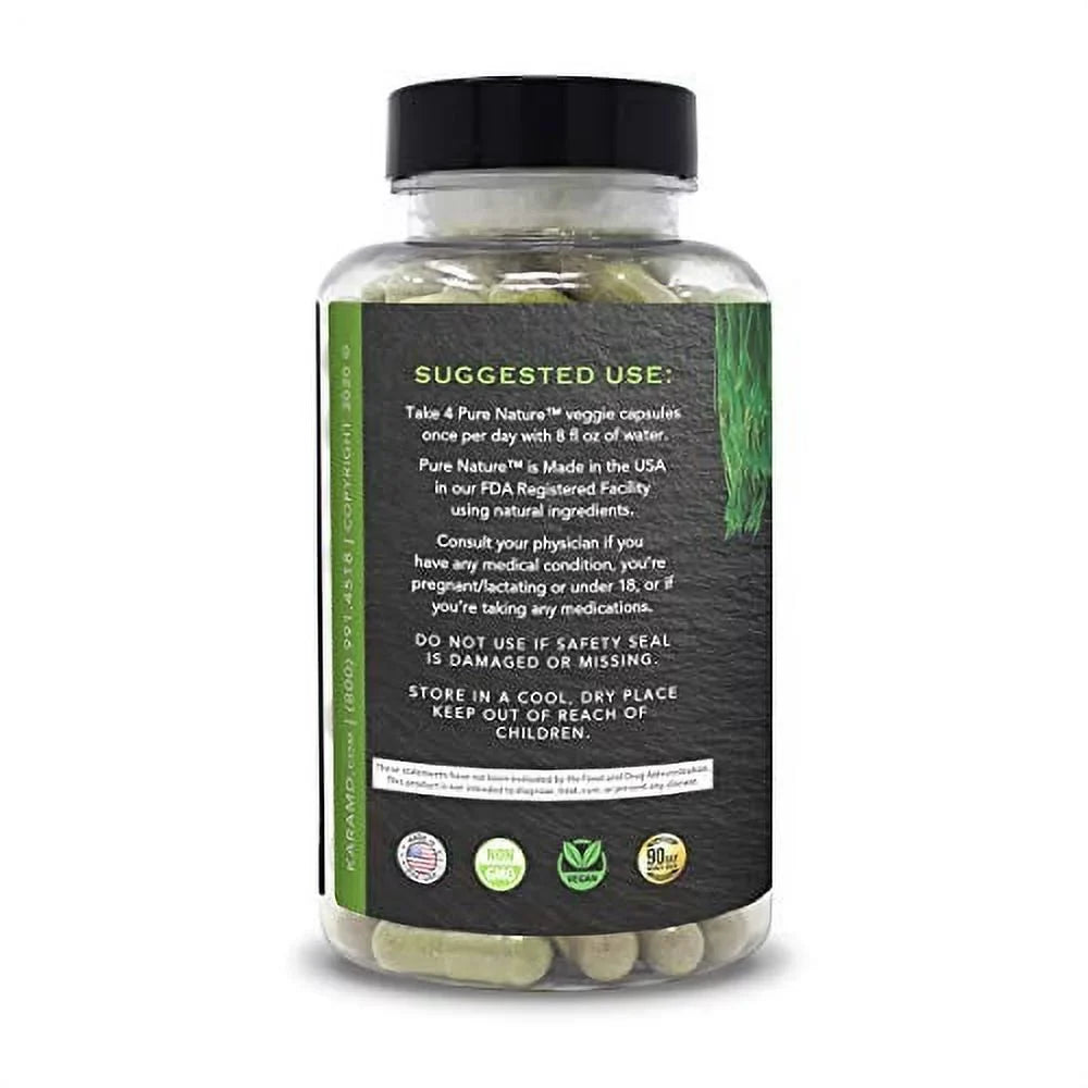 Capsules Antioxidant Nature & KaraMD Health | Greens, Vegetable Fruit Supplement Vitamins, Pure 120 | Fiber & Digestion Natural Whole Immunity Energy, | Superfood & Boost, Dr Formulated Nutrition Food