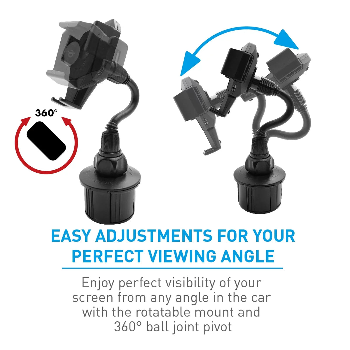 iPhone Mount 14 X Galaxy Plus, Charger S23 mini Pro 5G, S22 with for Wireless Max Note Qi Macally SE 13 Wide Tablets Ultra Holder 8 10.5" Plus Cup Car Smartphone