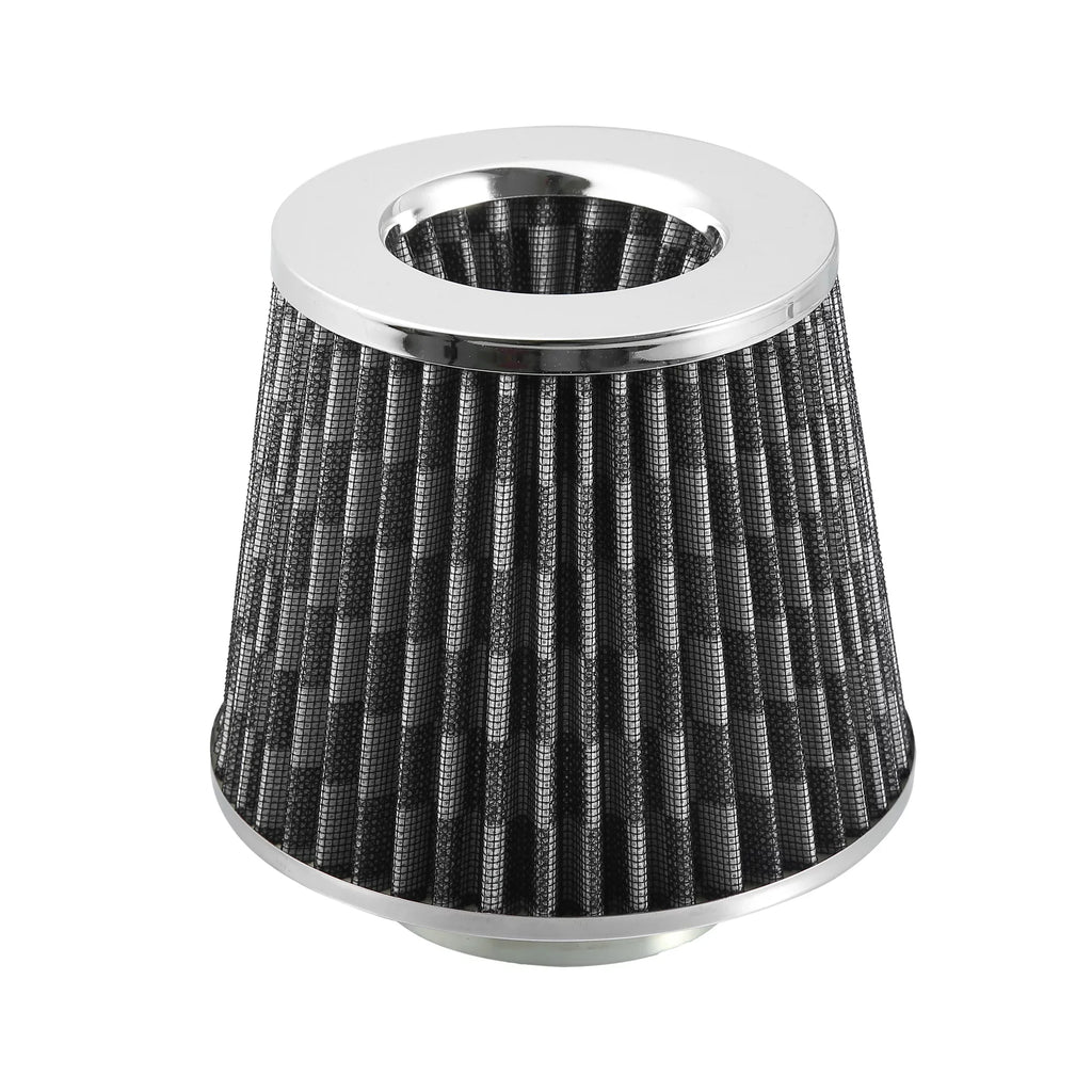 2.7" on Cold Pattern Washable Filter Air 70mm Replacement Ring Clamp Intake Fiber Reducer Inlet Cone Carbon 1pcs Air Dry
