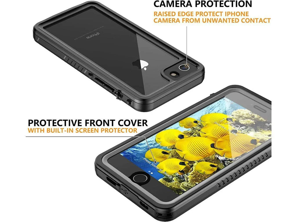 / SE Built-in iPhone Case / Screen Protective Case iPhone Protector, 8 Waterproof iPhone SE with 7 2020 Case Cover 2022 Shockproof