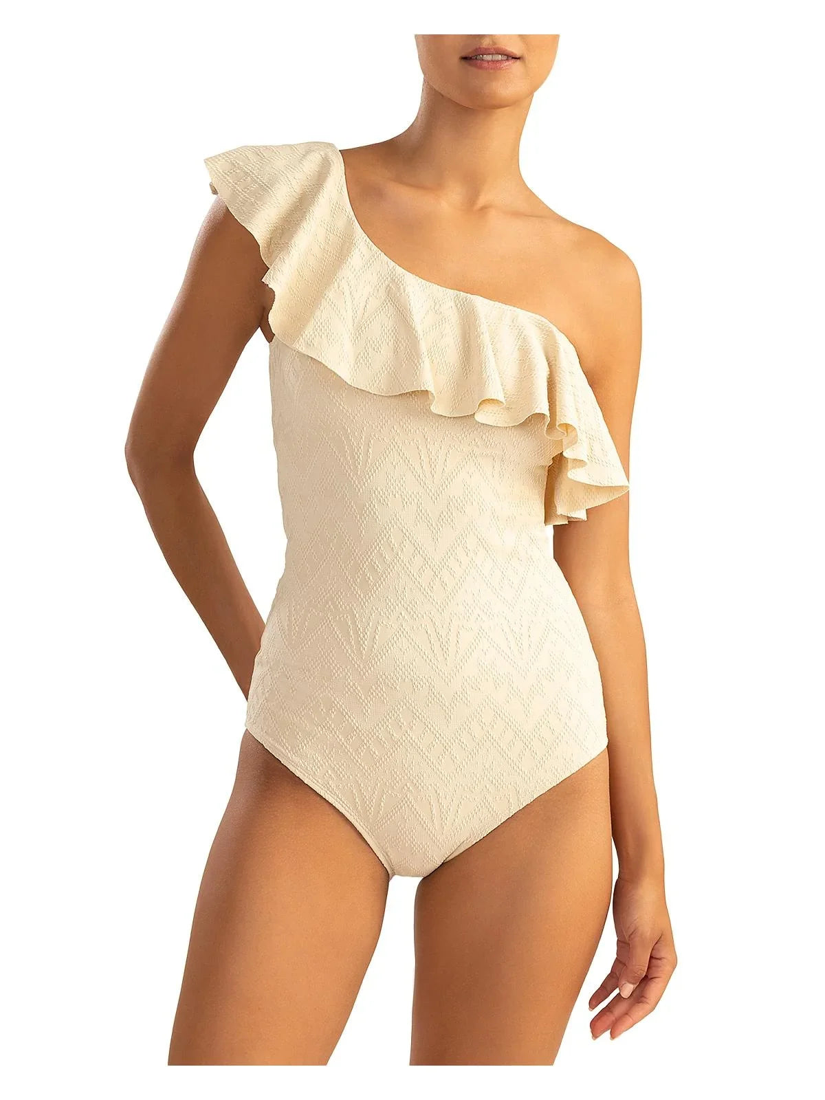 Womens Knit Shoshanna Swimsuit One-Piece Polyester