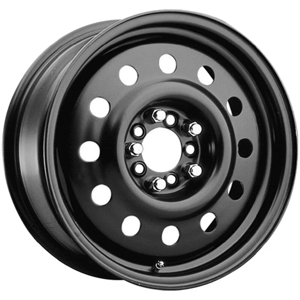 5X100/5X115 Toyota Corolla 2010 Fwd 16X6.5 Mod Black 61984B +42 Pacer 72.00