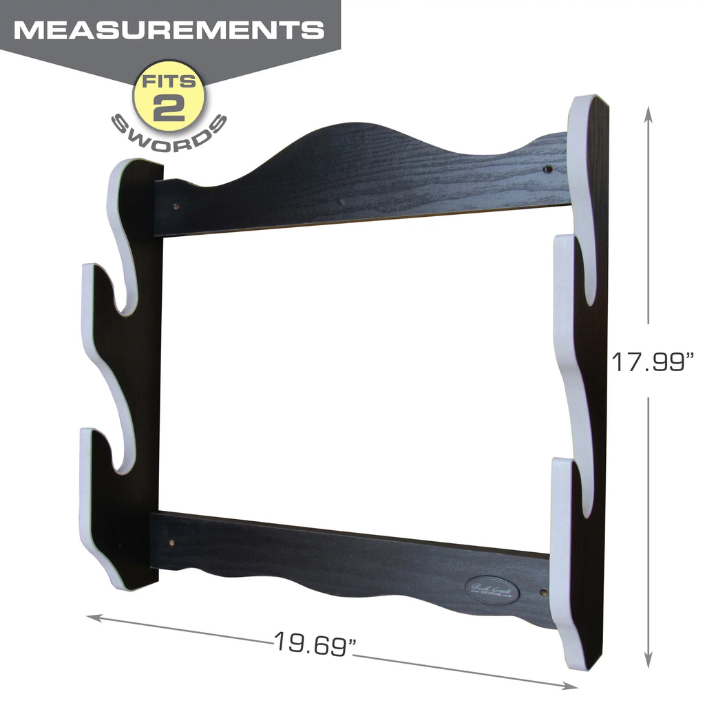 Rack Convenient Arts Creek Assembly Wall Mount Katana Martial Sword - Samurai 2 Rush Creations
