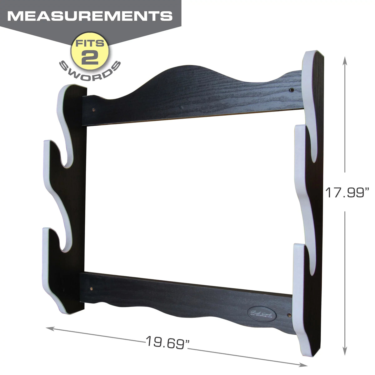 Rack Convenient Arts Creek Assembly Wall Mount Katana Martial Sword - Samurai 2 Rush Creations