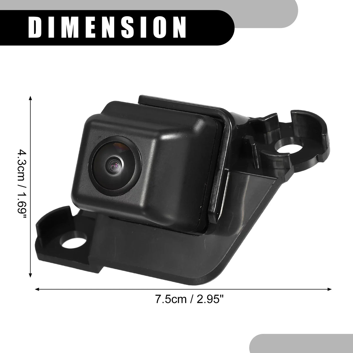 Up Back for Camera Plastic Toyota Rear View No.86790-04010 Tacoma Black 2009-2015