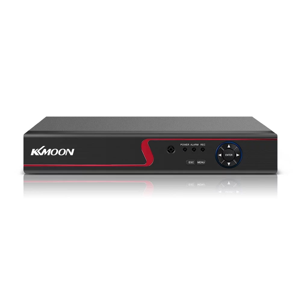 DVR P2P DVR AHD/Analog/TVI/CVI/ Definition for CCTV (NO System Recorder office Remote Phone Digital 1080P HDD) Full KKmoon kit Camera Plug 4CH Monitoring Video High Home