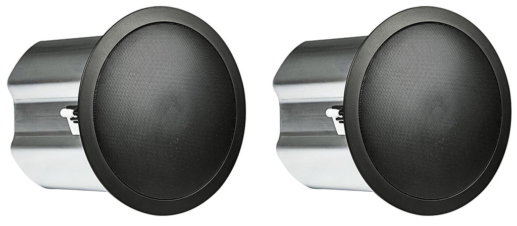 System Audio Matrix Ceiling 4-Zone Multi Black (10) Room 70v Speakers w/ JBL