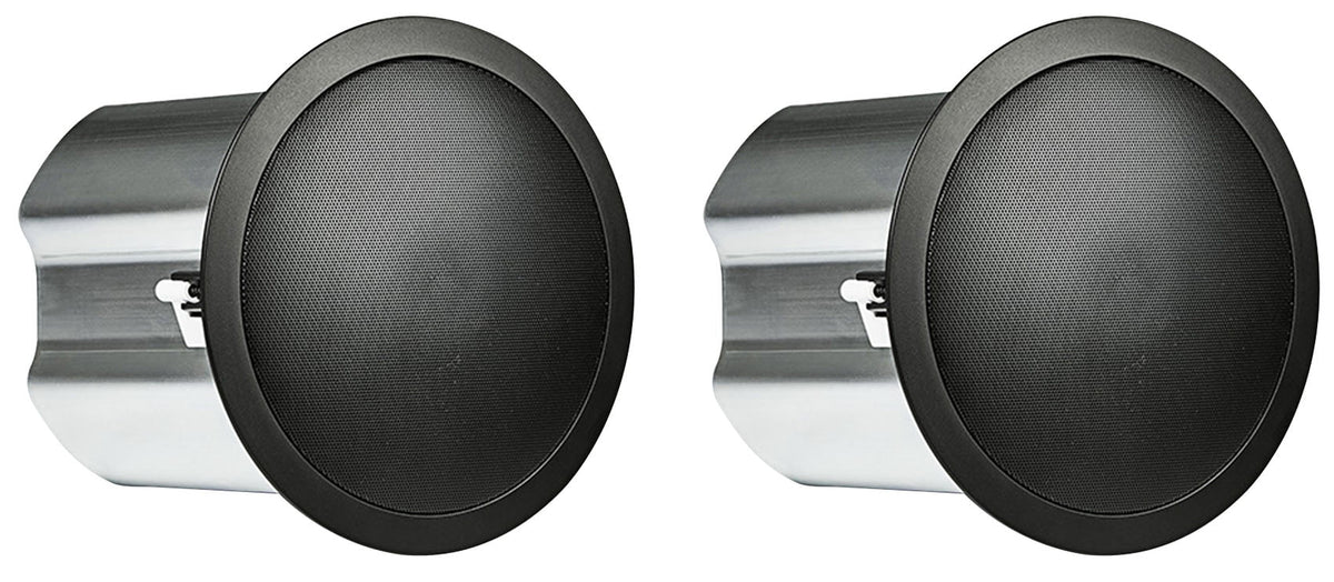 System Audio Matrix Ceiling 4-Zone Multi Black (10) Room 70v Speakers w/ JBL