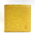 Credit Mini Ladies M63549 (Good) Portobier Yellow Wallet Tassili Folded Square Cult Pre-Owned Epi