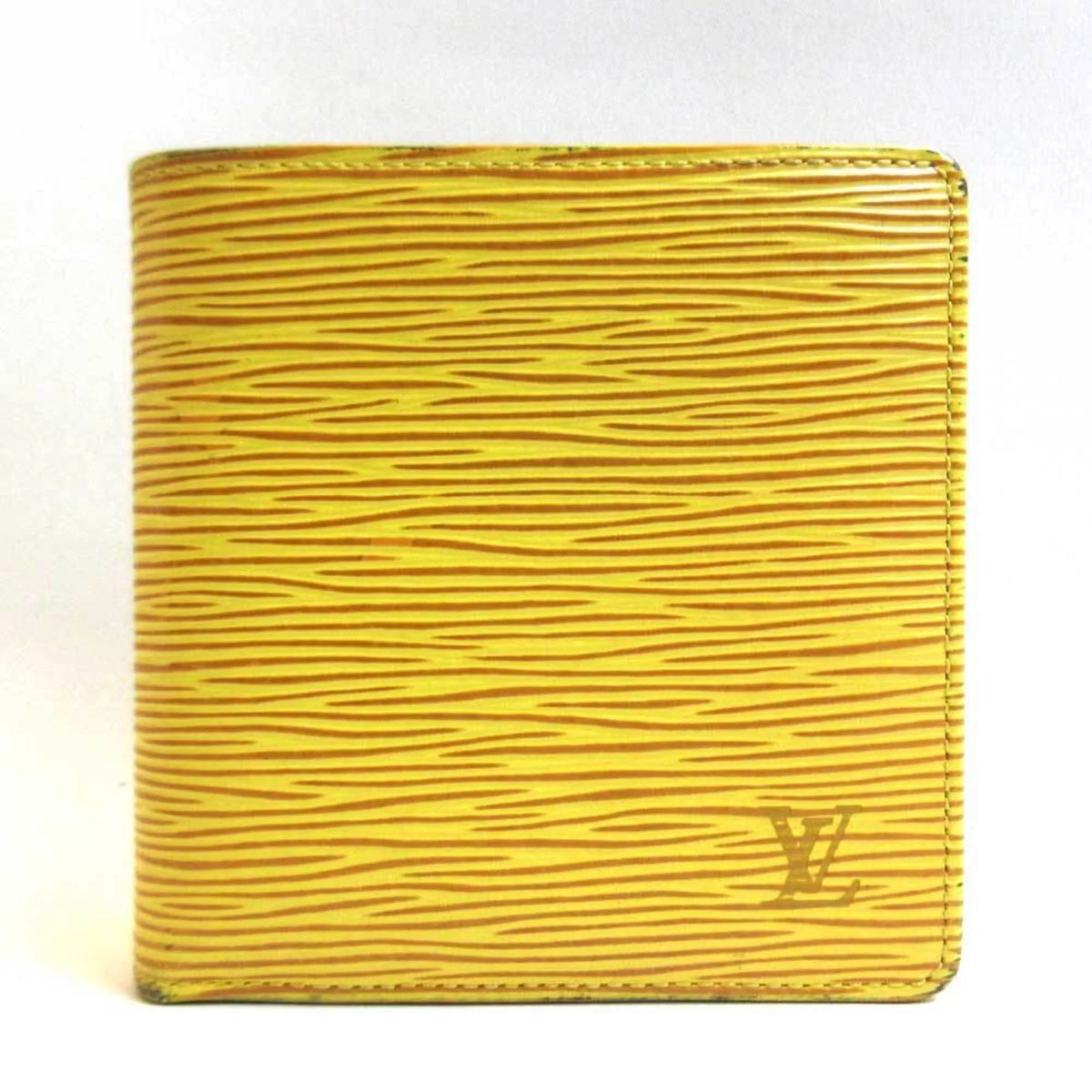 Credit Mini Ladies M63549 (Good) Portobier Yellow Wallet Tassili Folded Square Cult Pre-Owned Epi