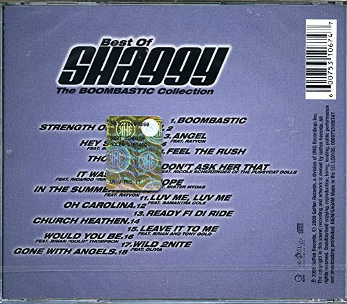 Shaggy Reggae - - The Boombastic - Best CD Collection: Of Shaggy The