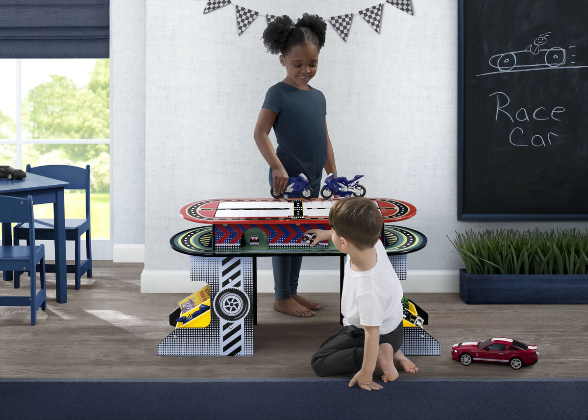 Children Race Toy Activity for Play Track Kids Delta Table and