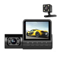 Inside 3-Lens 3-Lens Camera 1080P Rear Dash Pinnaco DVR 2 Cam Rear Screen Nebublu Dash Camera 1080P Inch Dash Camera Dashcam Inch 1080P Support DVR DVR Dash 3-Lens Camera,Inside