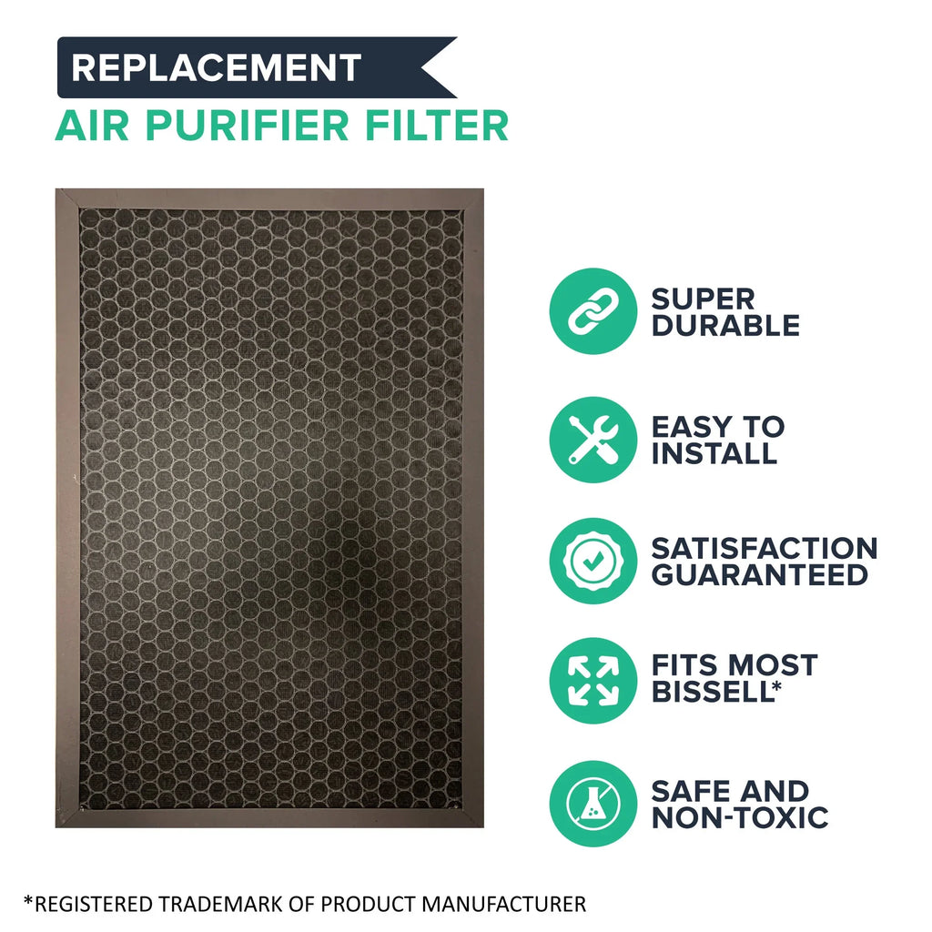 to Bissell Activated Made design Purifiers, Think Air Filter 2804 Part Fit Crucial Carbon 2768A & # 2677, for Filter & HEPA PACK Air320 to & Set 8 Replacement Compare