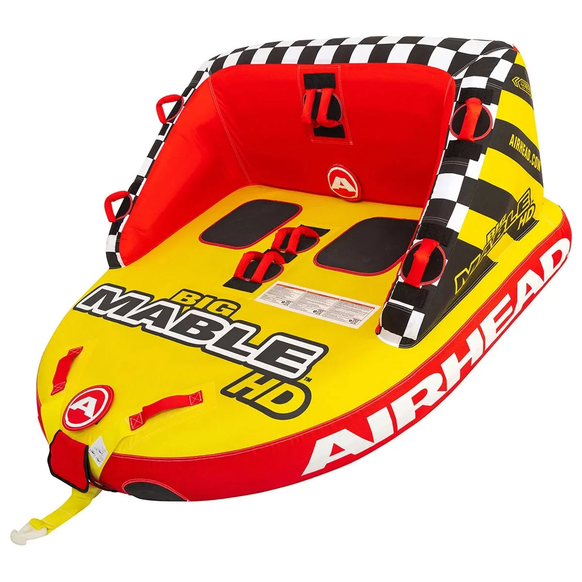 2 Airhead Mable Airhead Big Rider Red/Yellow, HD,