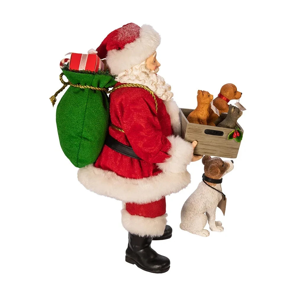 Dog, with 10.5-Inch Adler Set Fabriché™ Piece Kurt 2 Adopt-a-Pet Santa