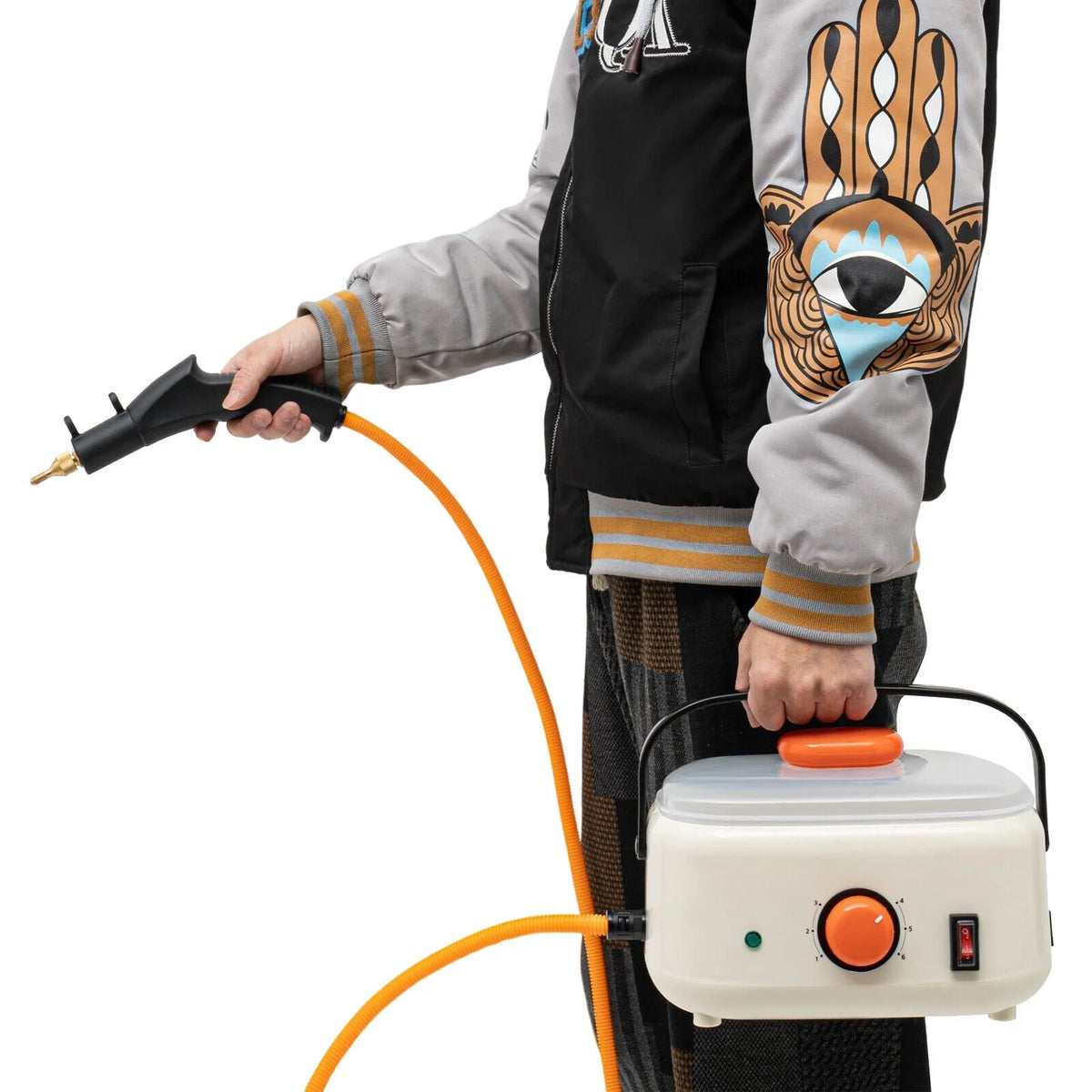 ,≥ Pressure for Cleaner 100℃/212°F Commercial Working Car High 2500W High Steam Hotels, Homes, Cleaning Temp Maintenance Temperature Restaurants, Machine Electric Stores