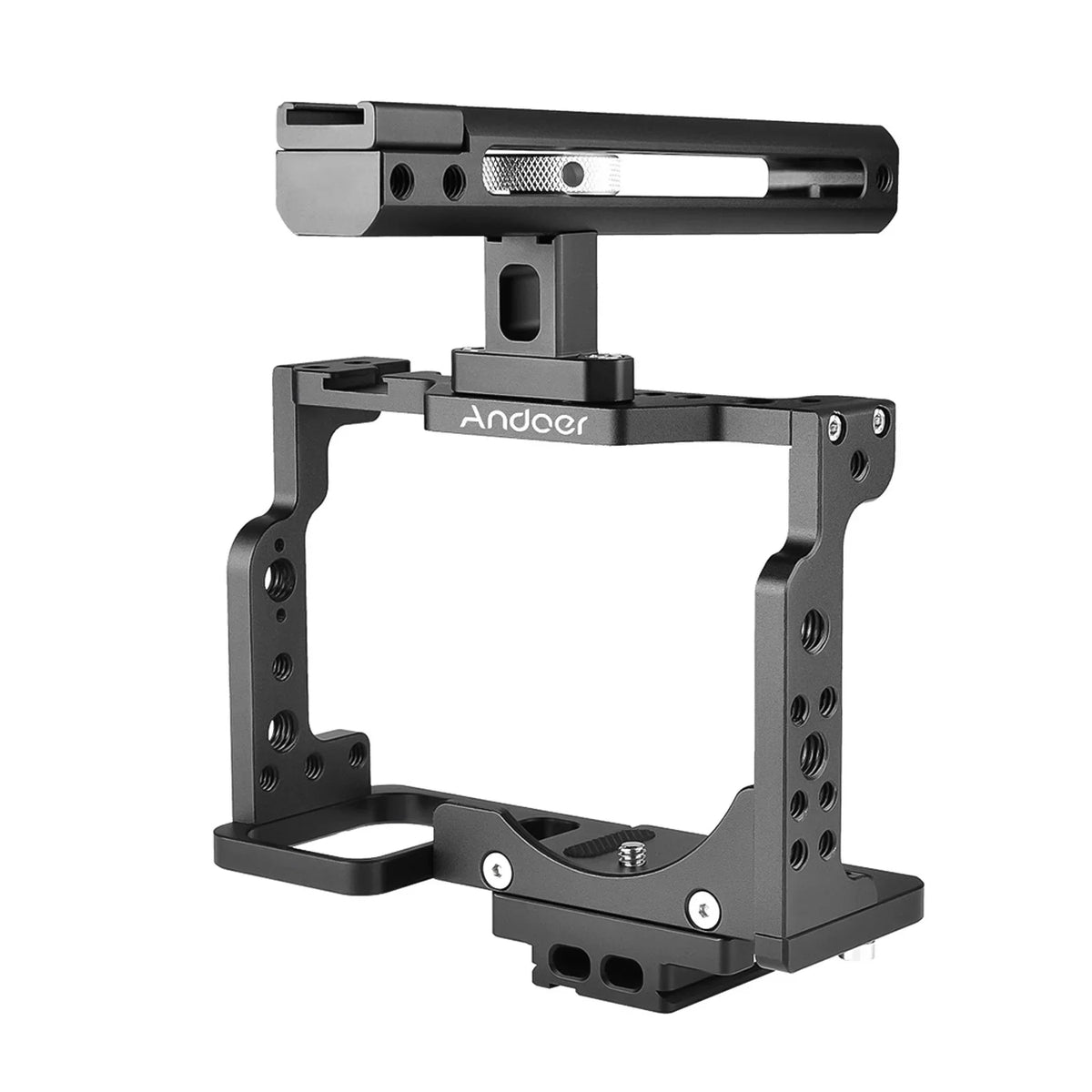 Cold Aluminum with with Nikon Camera + Kit Compatible Z6/Z7 Handle Cage Camera Mount Shoe Andoer C15-B DSLR Alloy