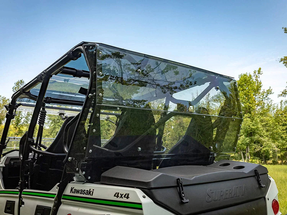 800 250x for Heavy Lightly Than / Thick Flying 2021+ Teryx Kawasaki SuperATV 4 Debris Rear 4 Windshield From USA! Polycarbonate Duty 1/4" 2014+ Protects Teryx Stronger Tinted in You Glass S Made
