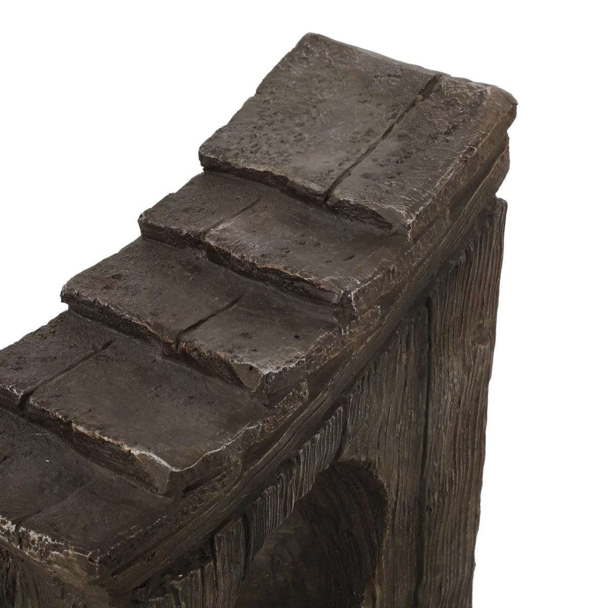 3 Haralson Gray Fountain, Brown Tier and exterior Jar