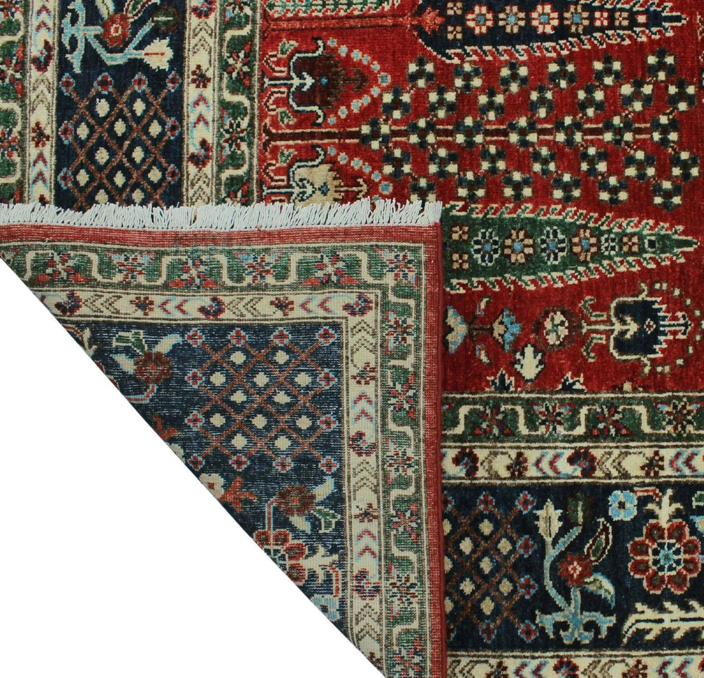 Aria x 9'10" Red/Blue Alonzo 7'11" Rug,