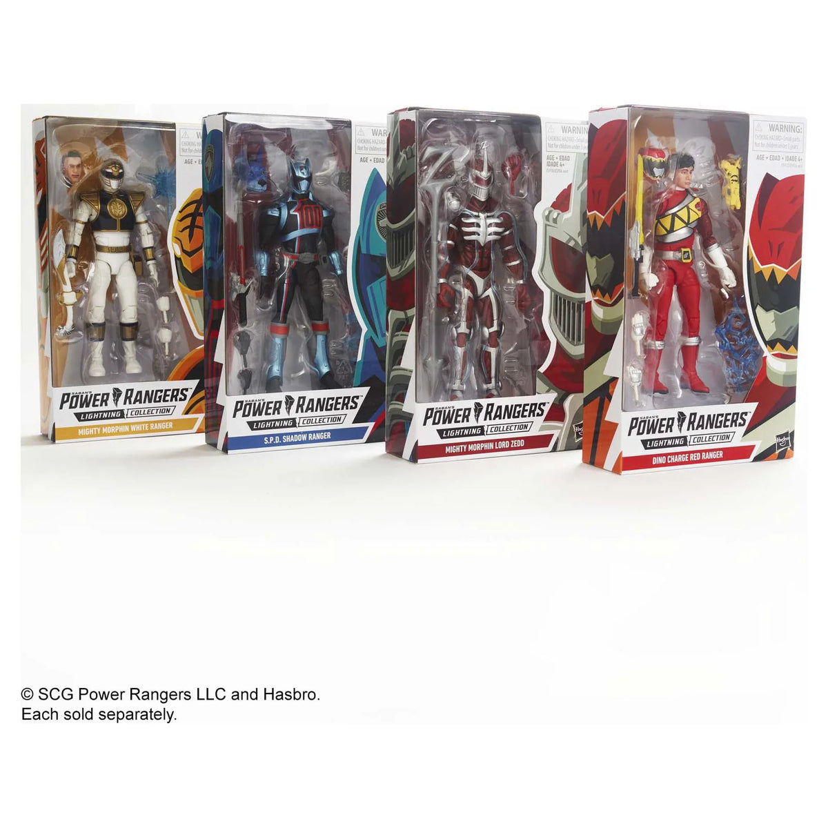 6-inch Lightning Power Mighty Ranger Morphin White Figure Collection Rangers