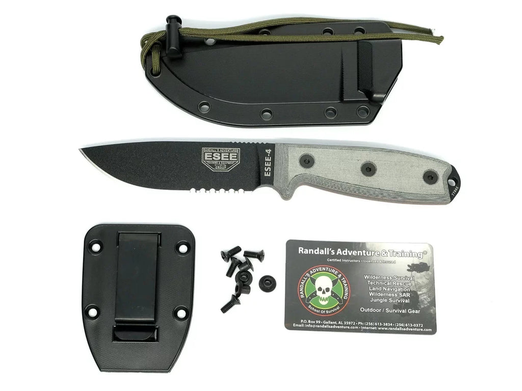 4 Steel Carbon Model Serrated