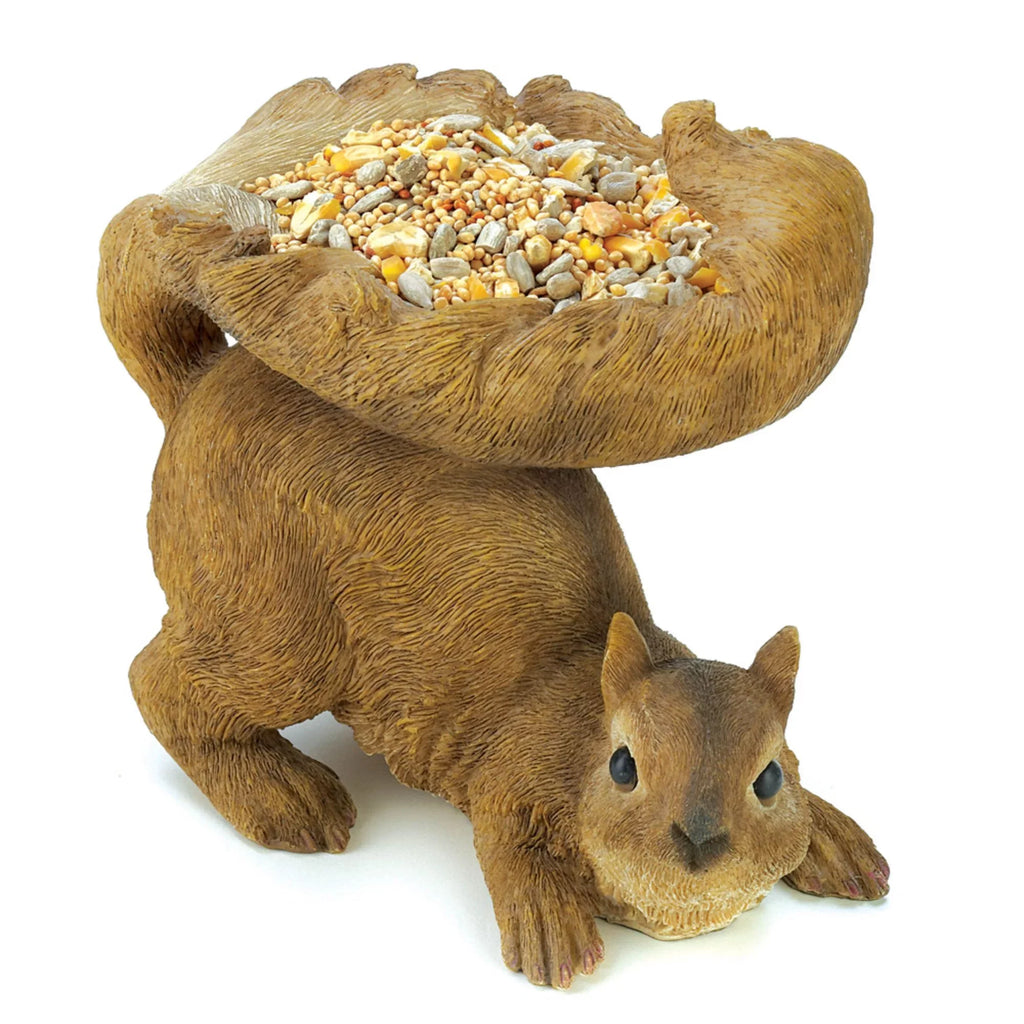 Feeder Squirrel Brown Bird - - exterior 7" Woodland Zingz Thingz &