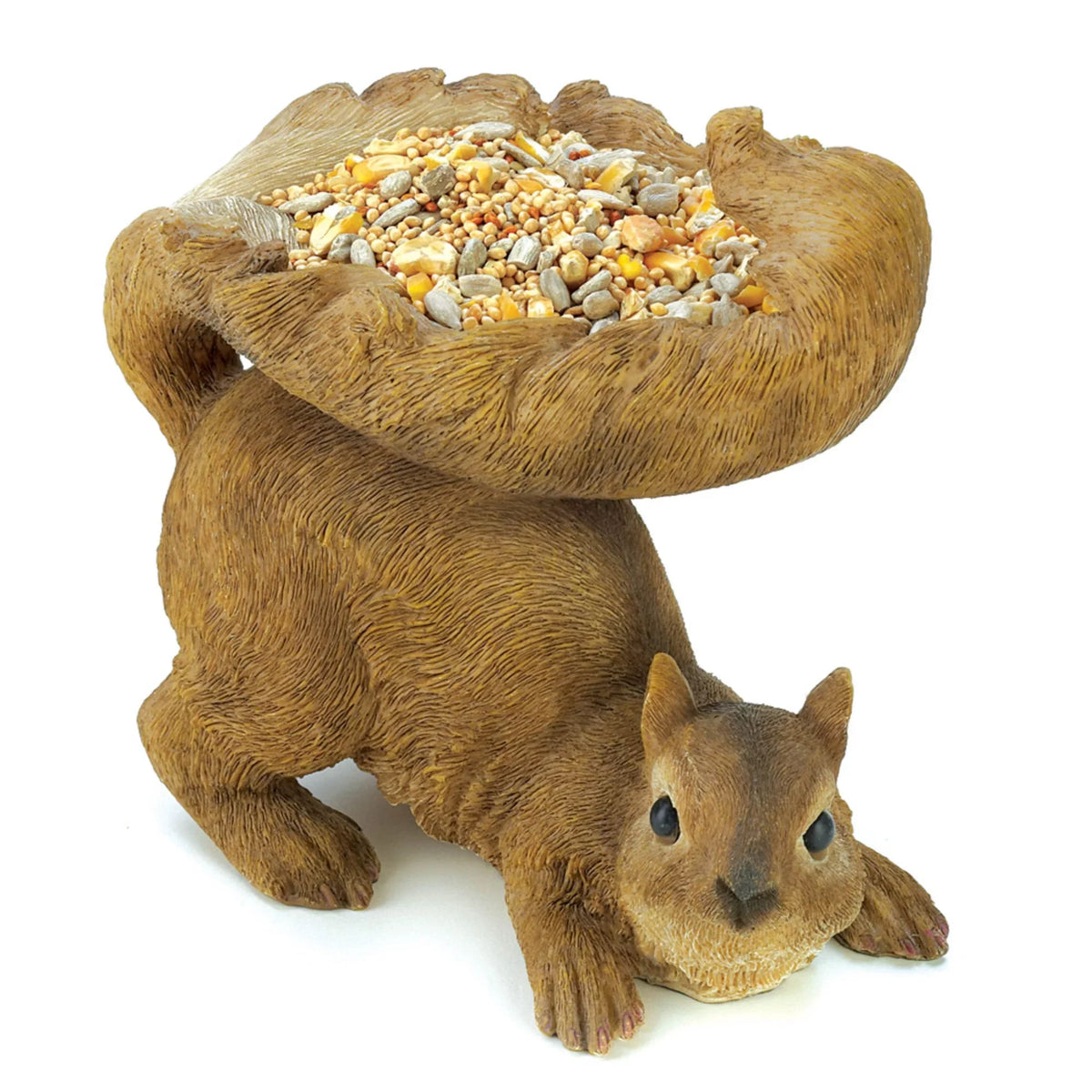 Feeder Squirrel Brown Bird - - exterior 7" Woodland Zingz Thingz &