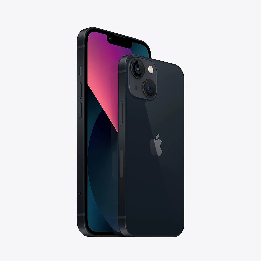 Pre-Owned iPhone Midnight Unlocked) w/ C) (Fully 13 Glass (Grade Mini Tempered A2481 Pre-Installed 128GB