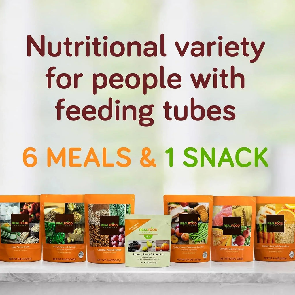 Variety Pouch Fed - (Pack for of Food Real - Blends People Pack Oz Tube 9.4 - Meals 12)