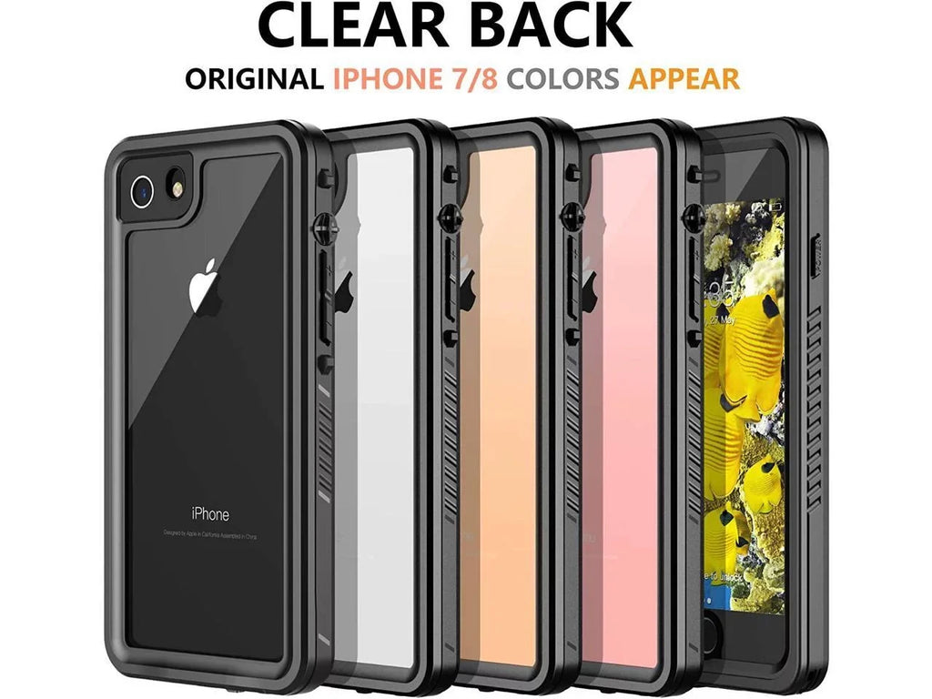 / SE Built-in iPhone Case / Screen Protective Case iPhone Protector, 8 Waterproof iPhone SE with 7 2020 Case Cover 2022 Shockproof